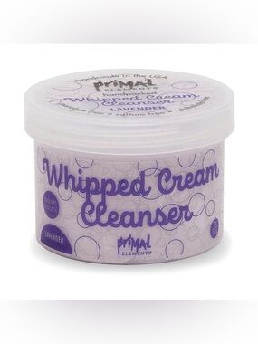 NEW PRIMAL ELEMENTS whipped cream body cleanser LAVENDER paraben sulfate free